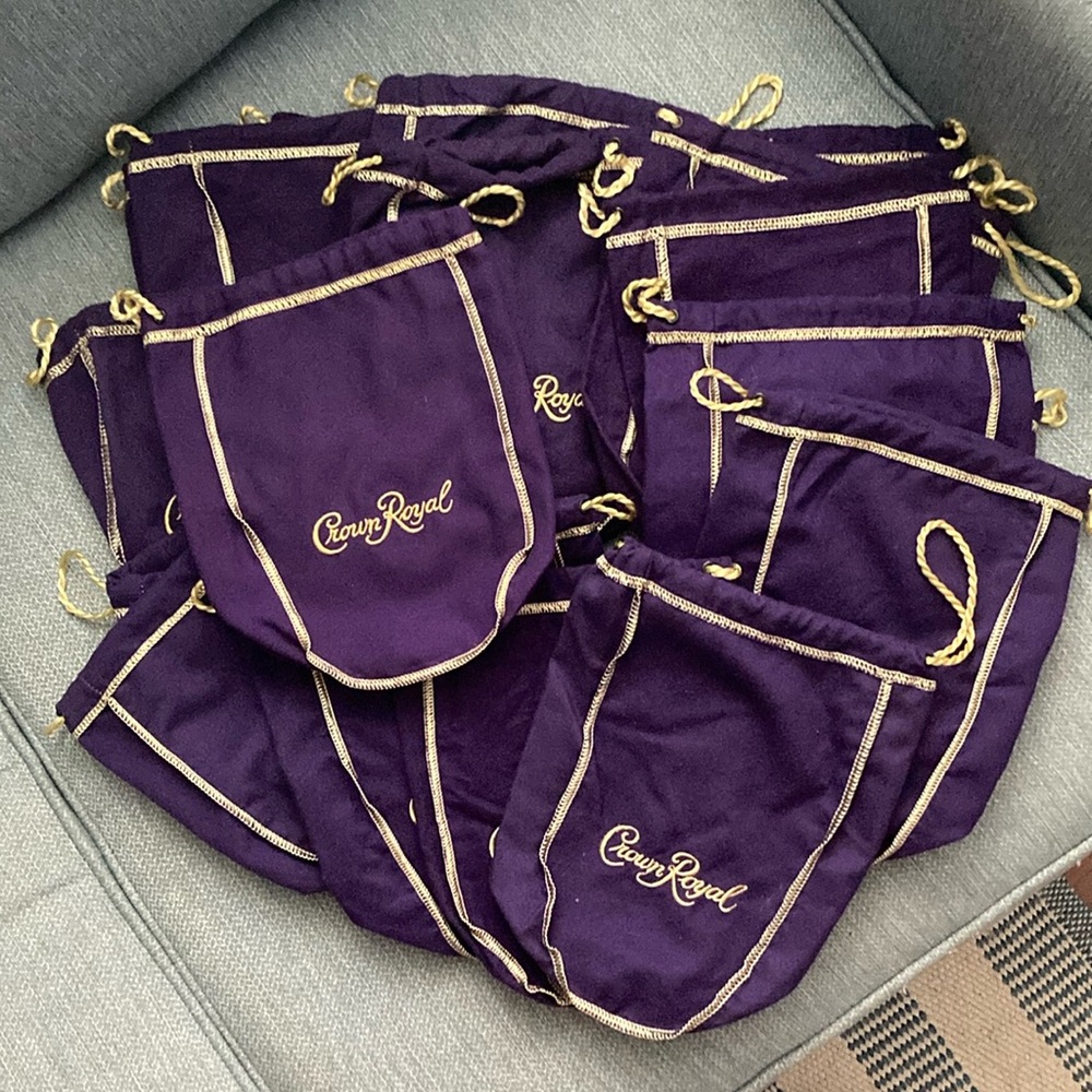 Crown Royal Drawstring bags